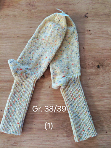 Handgestrickte socken paar - socken, 3