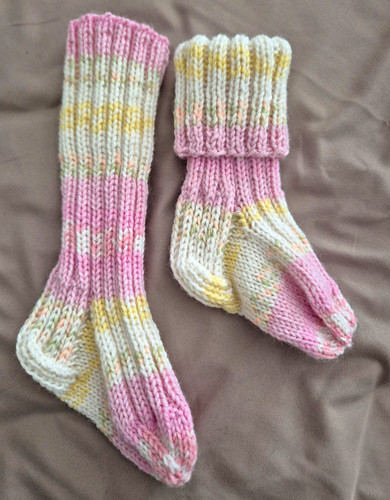 Handgestrickte babysocken - handgestrickte,