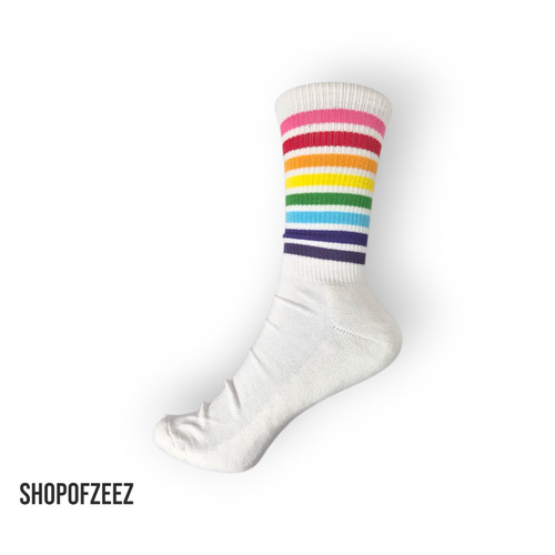 Sportliche retro socken mit - socken,