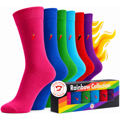 Paar rainbow geschenksocken - 6,