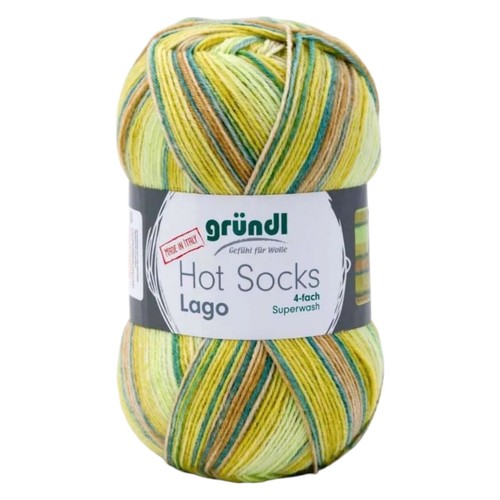 Sockenwolle 100g gründl hot - gründl,