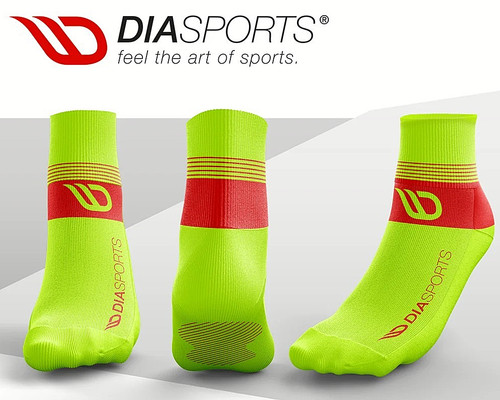 Diasports laufsocken gelb - diasports,