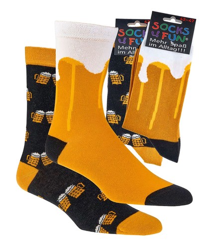 Paar socken unisex - socken, bier