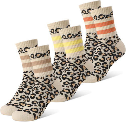 Damen tennissocken leo print - damen,