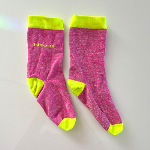 Neu socken rosa gelb mit - socken, rosa/gelb
