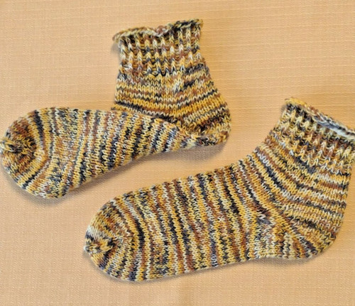 Selbstgestrickte dicke socken - selbstgestrickte,