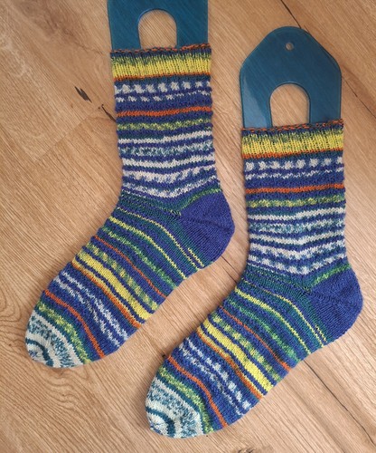 Socken handgestrickt