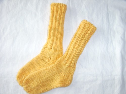 Stiefelsocken handgestrickt