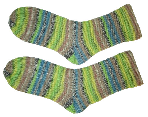 Handgestrickte socken - handgestrickte,