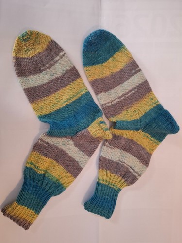 Handgestrickte socken - handgestrickte, gr